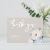 Blütenduschkarte Dankeskarte (Stehend Vorderseite)
