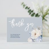 Blütenduschkarte Dankeskarte (Stehend Vorderseite)