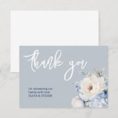 Blütenduschkarte Dankeskarte (Vorne/Hinten)