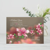 Blüteneinladung Einladung (Stehend Vorderseite)