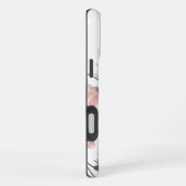 Blütenelegantes Blumenmuster iPhone Hülle (Rechte Seite)