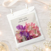 Blütenerbsen Geschenktütchen (Ausgeschnitten)