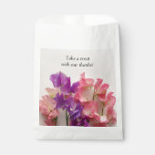 Blütenerbsen Geschenktütchen (Vorderseite)