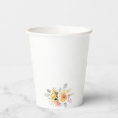 Blütenfarbe Frühling Blütenfarbe Blütenfarben Rosa Pappbecher (Rückseite)