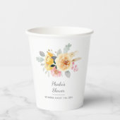 Blütenfarbe Frühling Blütenfarbe Blütenfarben Rosa Pappbecher (Vorderseite)