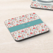 Blütenfarbe Getränkeuntersetzer (Linke Seite)