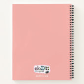 Blütenfarbe Hübsch Dankesblatt Notizblock (Rückseite)