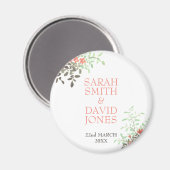 Blütenfarbe Magnet (Vorderseite/Rückseite)