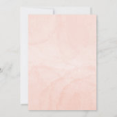 Blütenfarbe Wasserfarbe Oh Mädchen-Dusche Einladung (Rückseite)