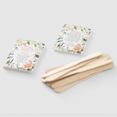 Blütenfarben-Blütenrahmen für Pfirsichfarben Fächer (Non-assembled)