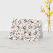 Blütenfarben Karte (Gelbe Blume)