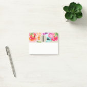 Blütenfarben Moderne rustikale botanische Kraft Post-it Klebezettel (Büro)