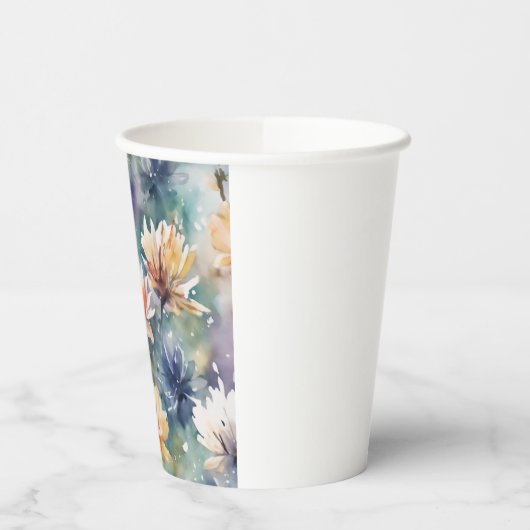 Blütenfarben Pappbecher (Links)