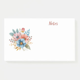 Blütenfarben Post-it Klebezettel