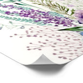 Blütenfarben Poster (Ecke)