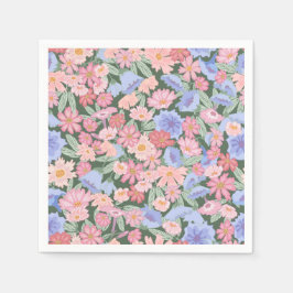 Blütenfarben Serviette