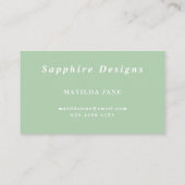 Blütenfarben-Weibchen Visitenkarte (Rückseite)