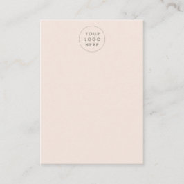 Blütenfarbene Hair Your Logo Card Visitenkarte