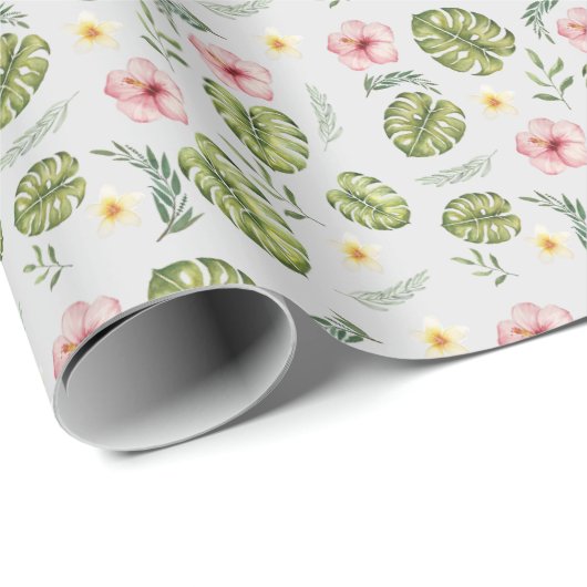 Blütenfarbene, hellgrau, elegant geschenkpapier (Rolleneckpunkt)