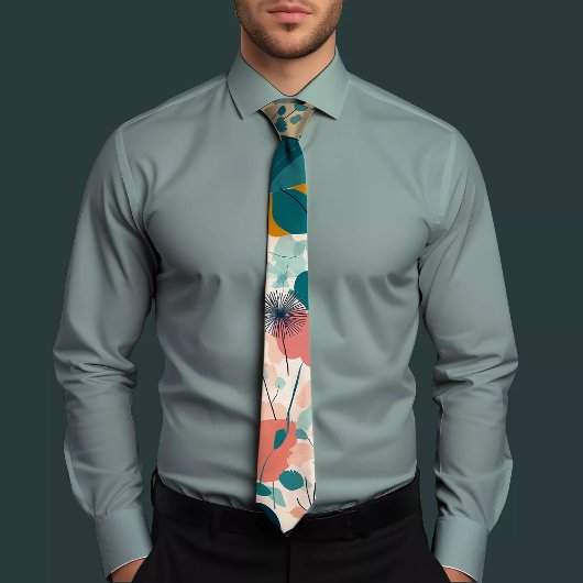 Blütenfarbene Krawatte