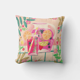 Blütenfarbener Sommer Kissen