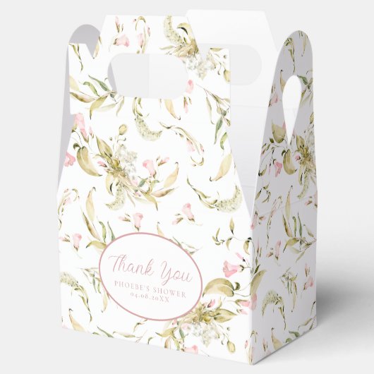 Blütenfarbenes Brautparty Geschenkschachtel (Geöffnet)