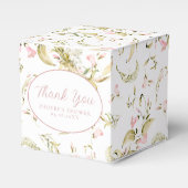 Blütenfarbenes Brautparty Square Geschenkschachtel (Vorderseite)