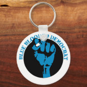 Blütenfaust Schlüsselanhänger (Vorderseite)