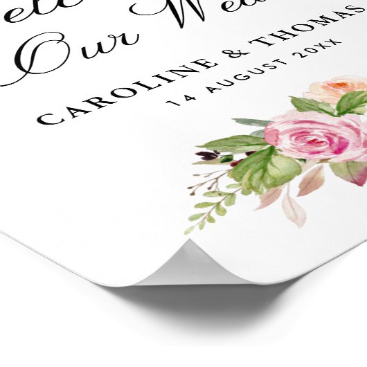 Blütenfest Poster (Ecke)