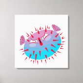 Blütenfisch Leinwanddruck (Vorderseite)