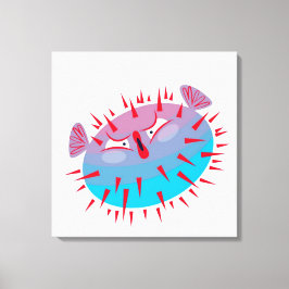 Blütenfisch Leinwanddruck