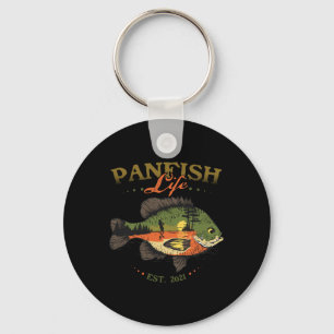 Blütenfisch Panfish Life Est 2021 Fischfang Schlüsselanhänger