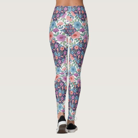 Blütenflöten Leggings (Rückseite)