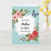 Blütenförmige Muttertags-Karte Karte (Gelbe Blume)
