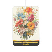 Blütenfrischer mit Federbrise Autolufterfrischer (Vorderseite)