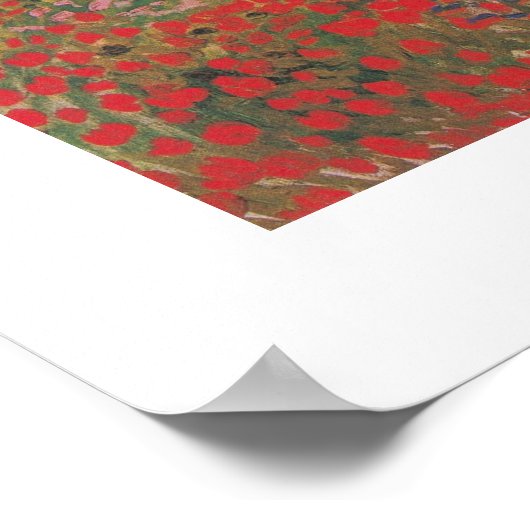 Blütengarten (1888) von Van Gogh Poster (Ecke)