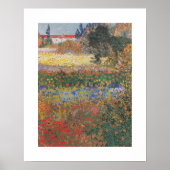 Blütengarten (1888) von Van Gogh Poster (Vorne)