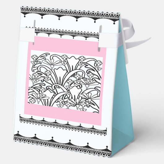 Blütengarten Geschenkschachtel (Rückseite)