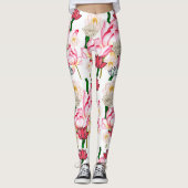 Blütengarten Mikitiez lotus Rose Leggings (Vorderseite)