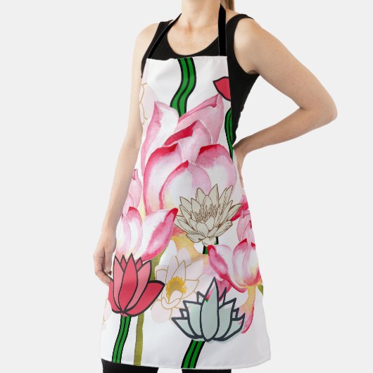 Blütengarten Mikitiez lotus Rose Schürze (InSitu)