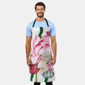 Blütengarten Mikitiez lotus Rose Schürze (Getragen)