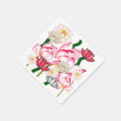 Blütengarten Mikitiez lotus Rose Serviette (Ecke)