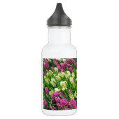 Blütengarten mit blühenden Hyazinthe Trinkflasche (Links)