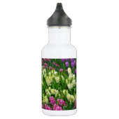 Blütengarten mit blühenden Hyazinthe Trinkflasche (Rechts)