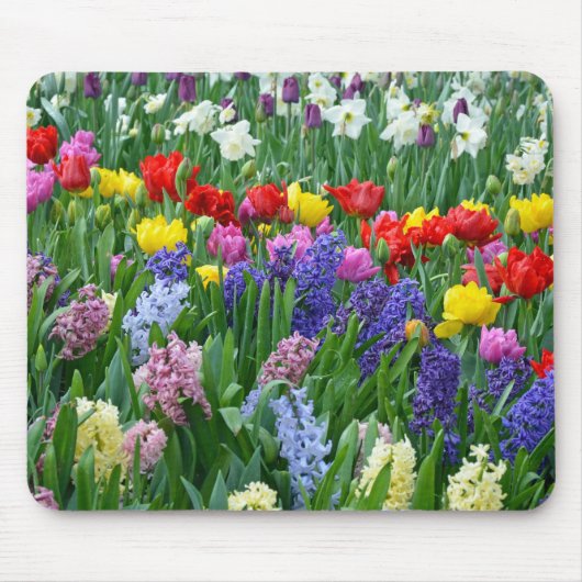 Blütengarten Mousepad (Vorne)