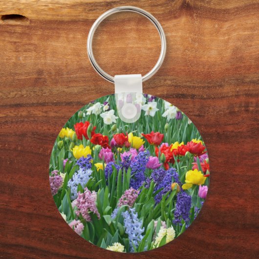 Blütengarten Schlüsselanhänger (Vorderseite)