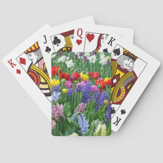 Blütengarten Spielkarten (Rückseite)