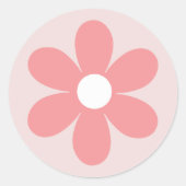 Blütengebäck Runder Aufkleber (Vorderseite)