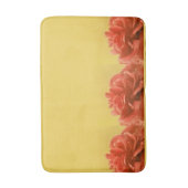 Blütengelbe Pfirsiche Badematte (Vorderseite Vertikal)