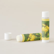 Blütengelbe Sonnenblume Blauer Reflection Lip Balm